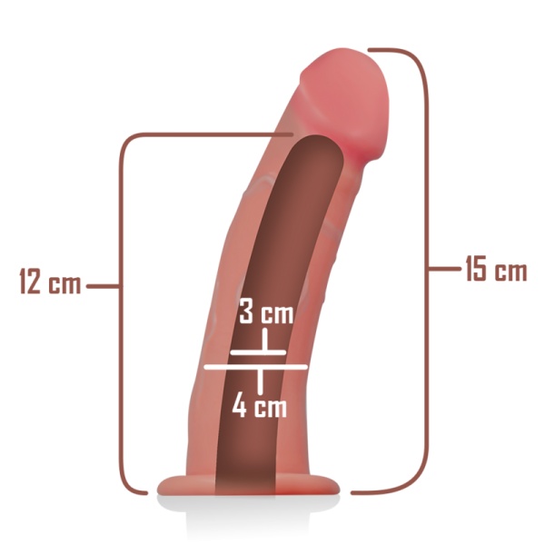 Couple Toys Con Dildo 16 X 3 CM