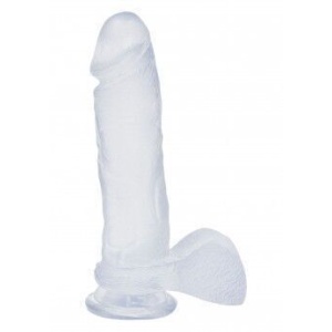 Dildo Crystal Jellies con testicoli Cock 8 ''