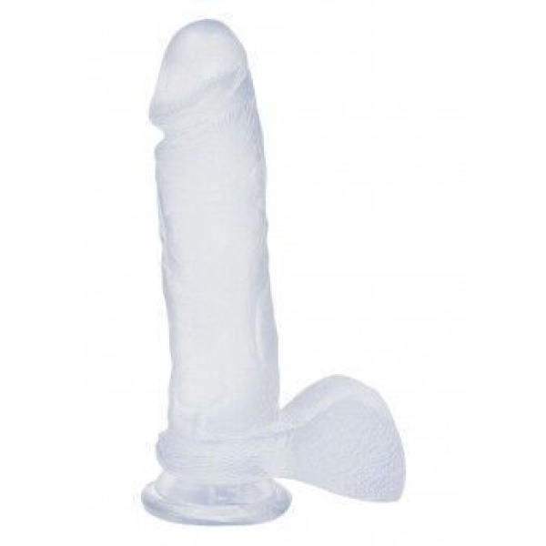 Dildo Crystal Jellies con testicoli Cock 8 ''