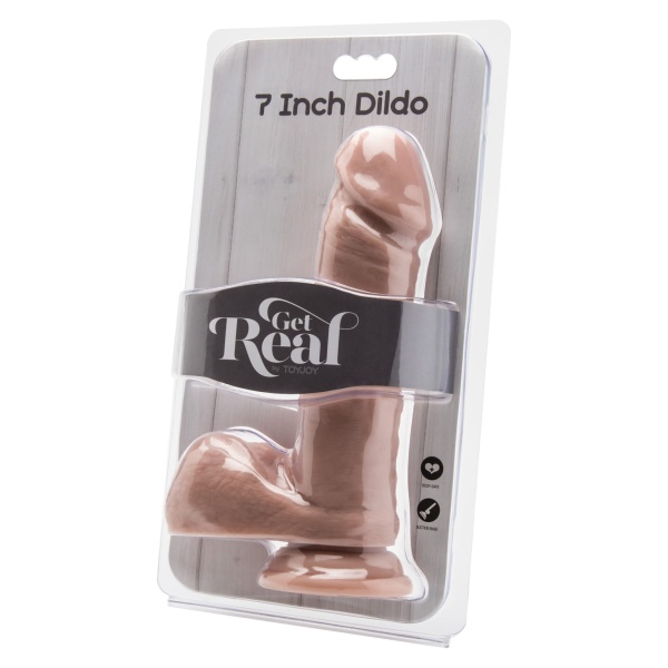 Dildo 7 pollici con Testicoli e ventosa