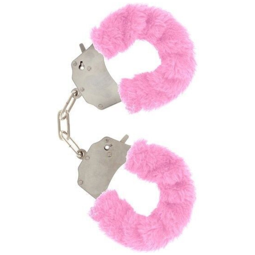 Manette Peluche Furry Fun Pink