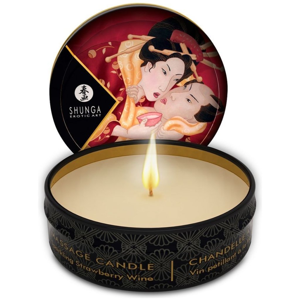SHUNGA Candela Massaggio FRAGOLA 30ML
