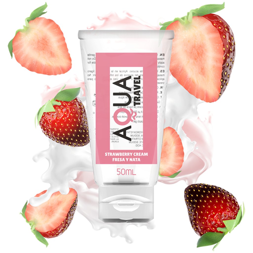 Aqua Lubrificante GUSTO FRAGOLA E PANNA – 50 ML