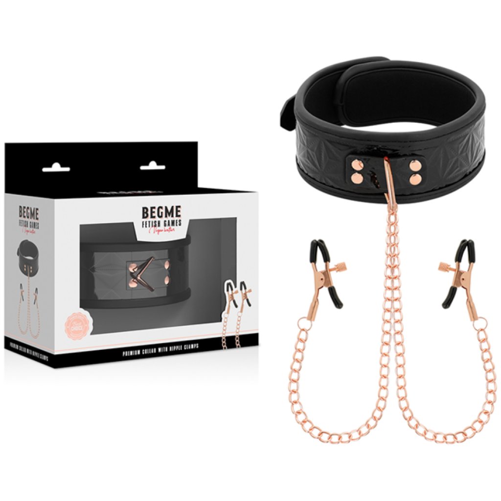 Collare con Catene e Pinze Capezzoli