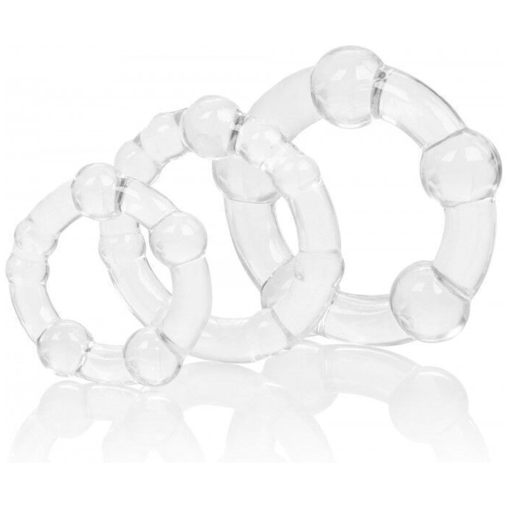 Trio Anelli Stimolatori Elastici Erotici