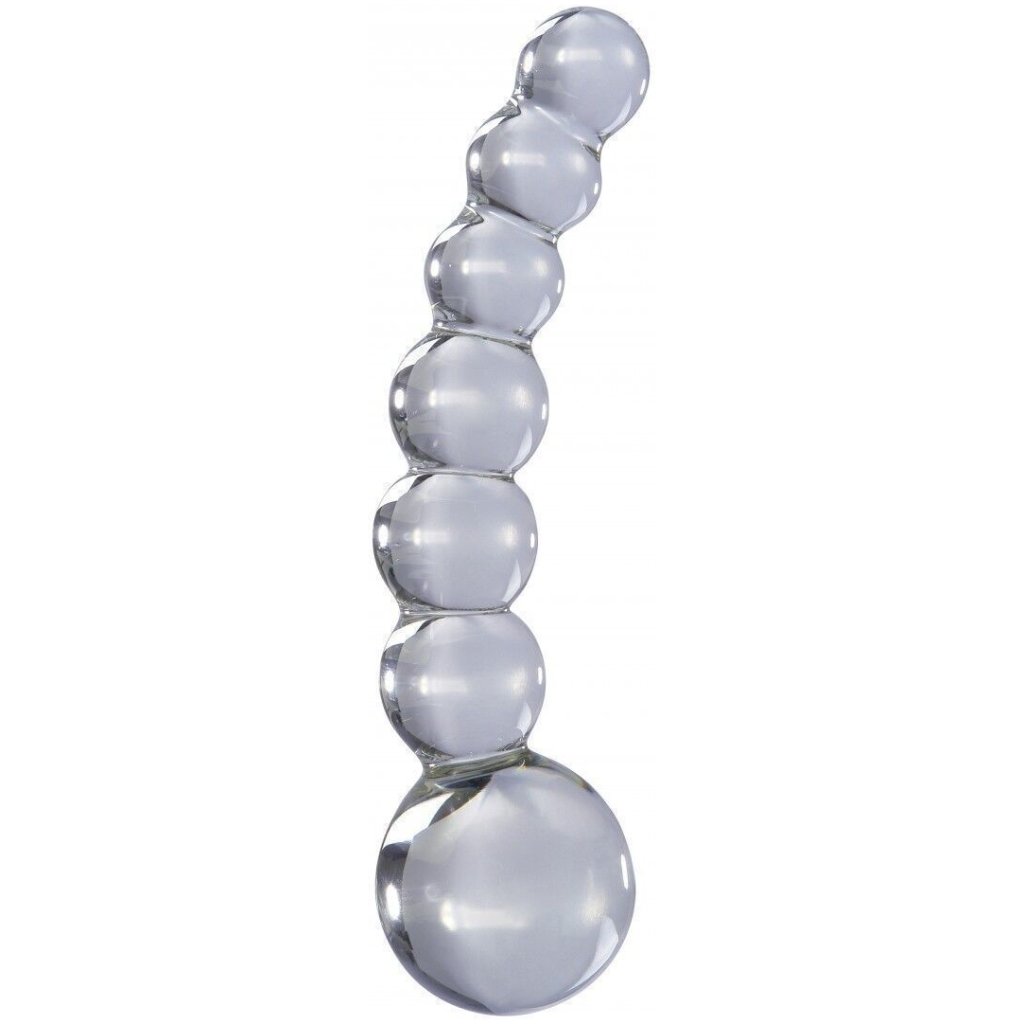 Plug Anale No. 66 Icicles in Vetro Trasparente