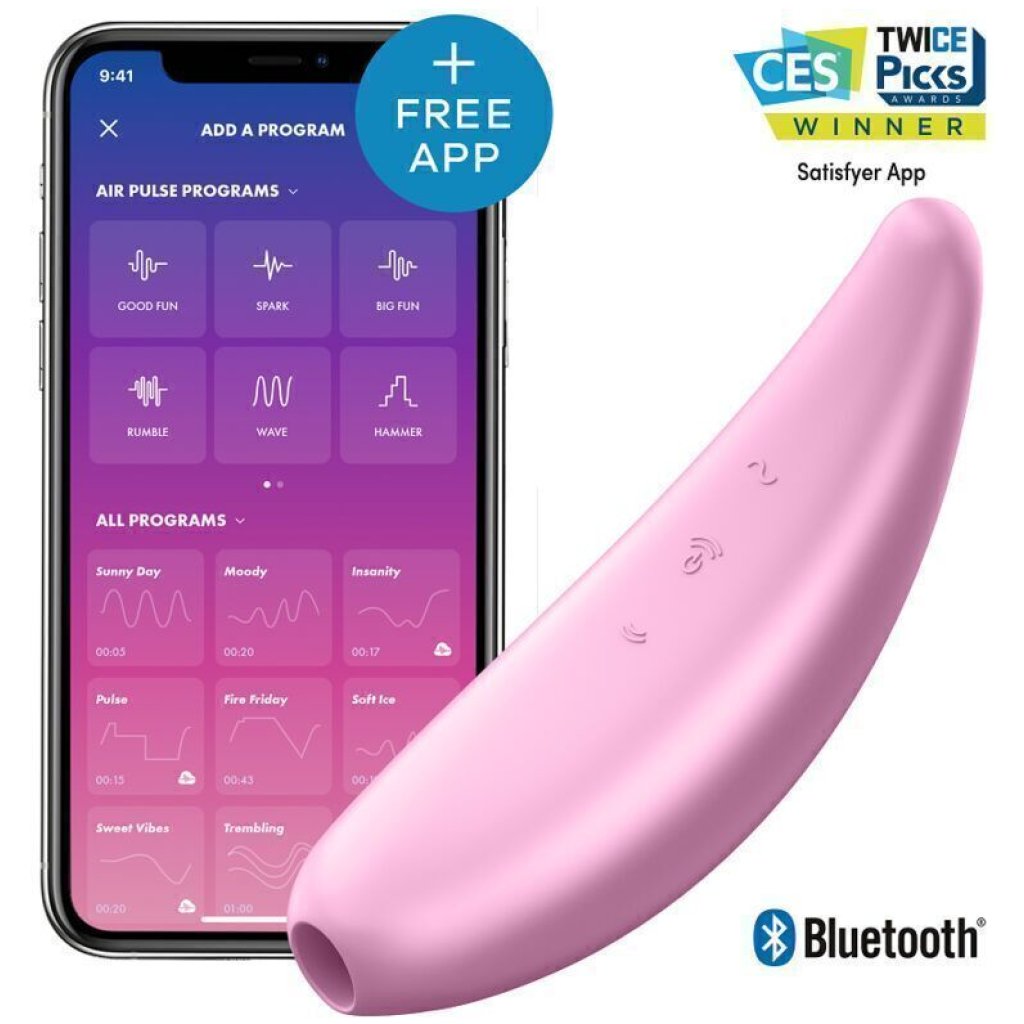 Stimolatore Satisfyer Curvy3 + Rosa