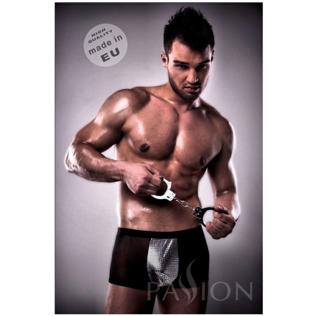 Men Boxer Metallo Nero