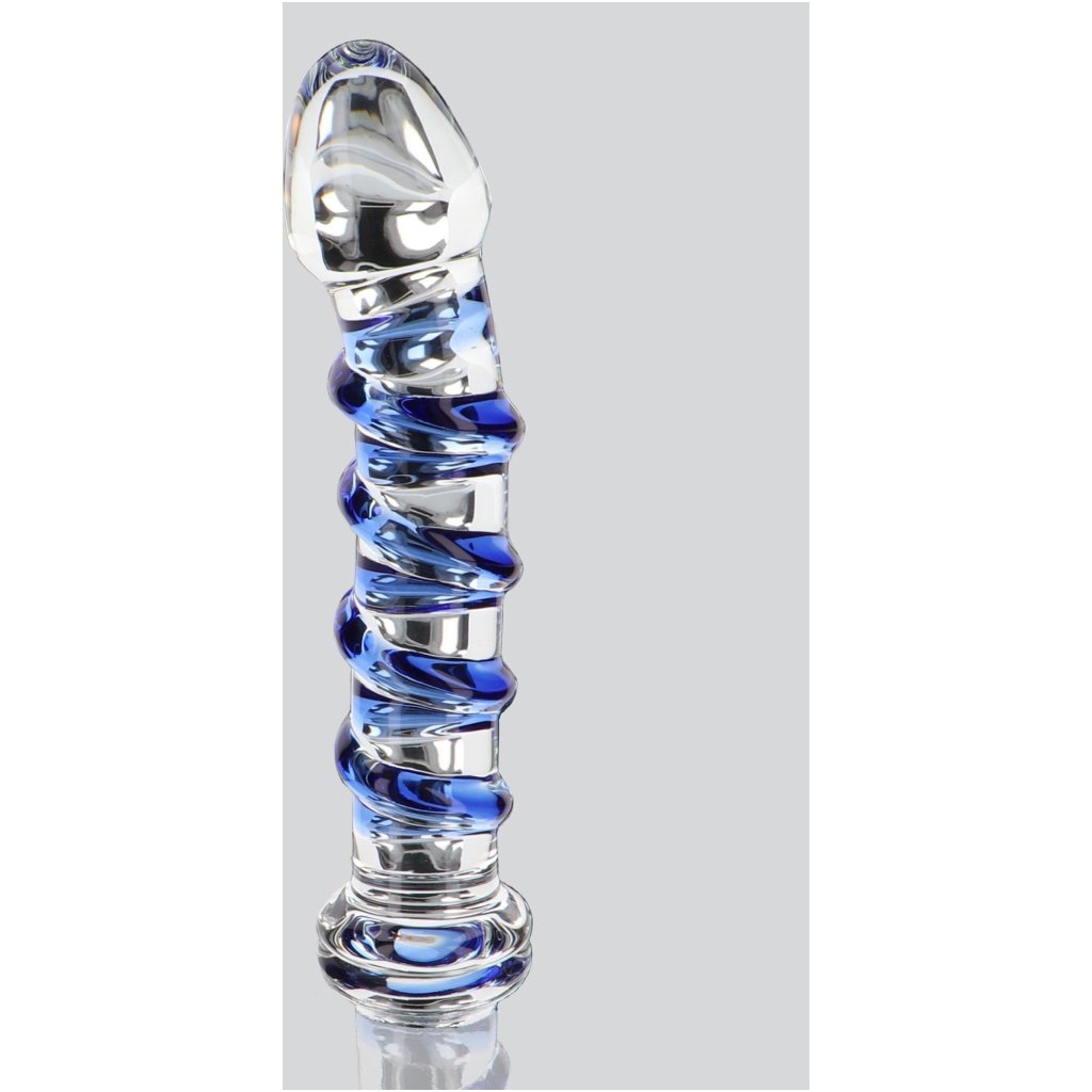 Dildo Realistico in Vetro G-Spot Gemstone