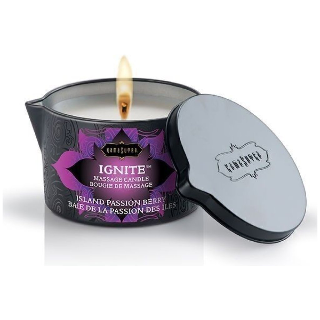 Ignite Candela da massaggio Mirtilli 170gr